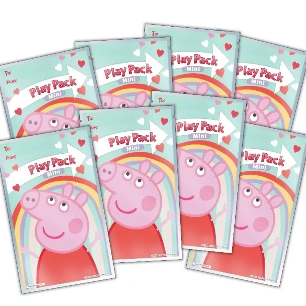 💞 New Pack of 8 Peppa Pig Mini Coloring Play Packs Party Favors